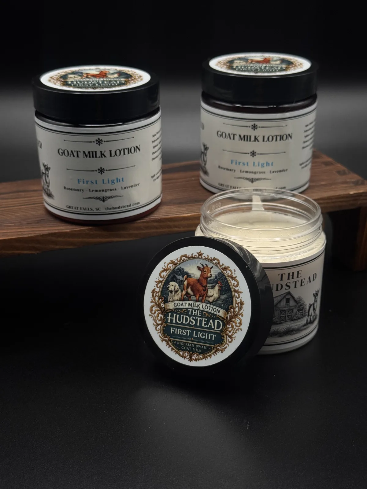 First Light — handcrafted goat milk product from The Hudstead