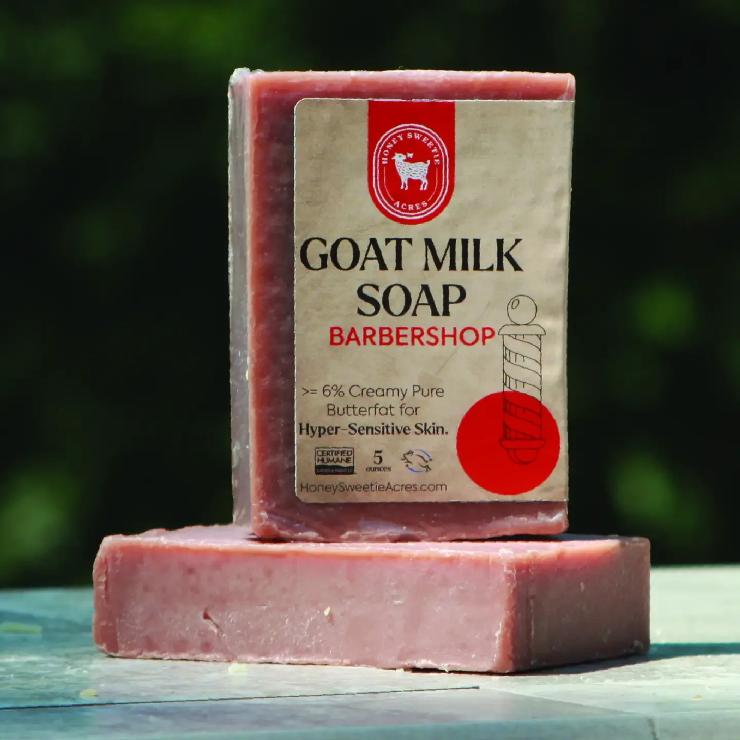 Barbershop — handcrafted goat milk skin care from The Hudstead in Great Falls, SC