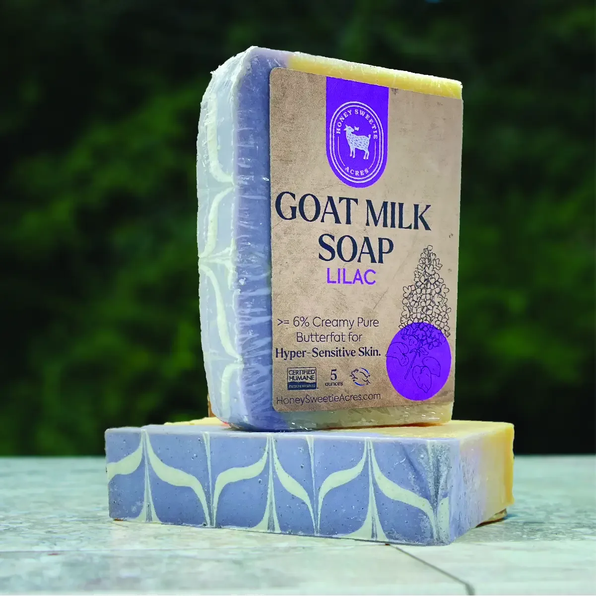 Lilac — handcrafted goat milk skin care from The Hudstead in Great Falls, SC