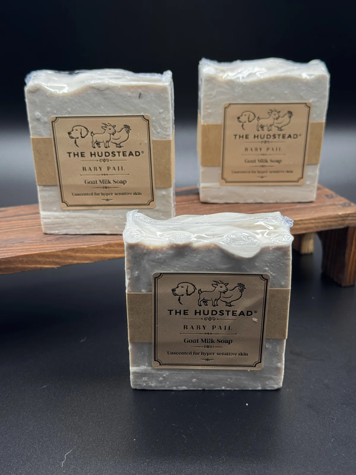 Baby Pail Unscented Goat Milk Soap Bundle — handcrafted goat milk skin care from The Hudstead in Great Falls, SC