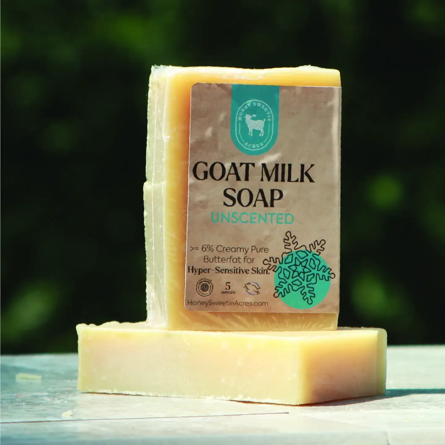 Unscented — handcrafted goat milk skin care from The Hudstead in Great Falls, SC